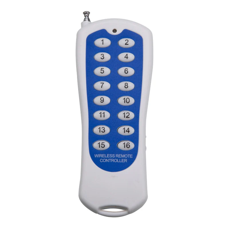 DC 12V 24V 16 Channels 16CH RF Wireless Remote Control Switch Remote Control System receiver transmitter 16CH Relay 315/433 MHz