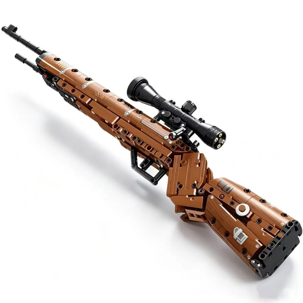 Bausteine Gewehr 98k Scharfschützengewehr Typ 95 Sturmgewehr Militär-Bausteine Jungen DIY Montage-Spielzeug Weihnachts- und Geburtstagsgeschenke – Detail 5
