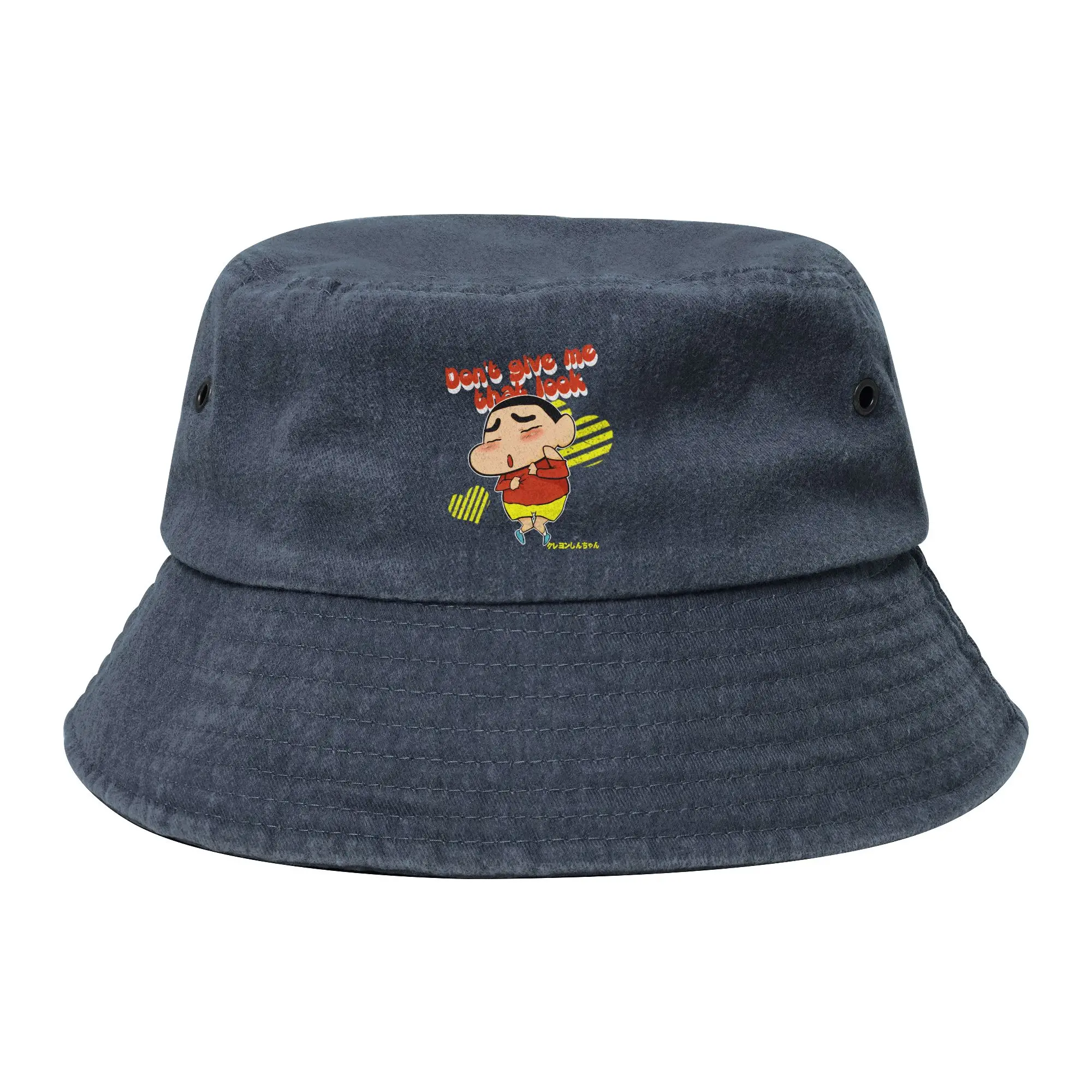 Unisex Bucket Hats Don't Give Me That Look Crayons Shin-Chans Spring Picnic Headwear Camping Fishing Caps  Panama Hat Gift