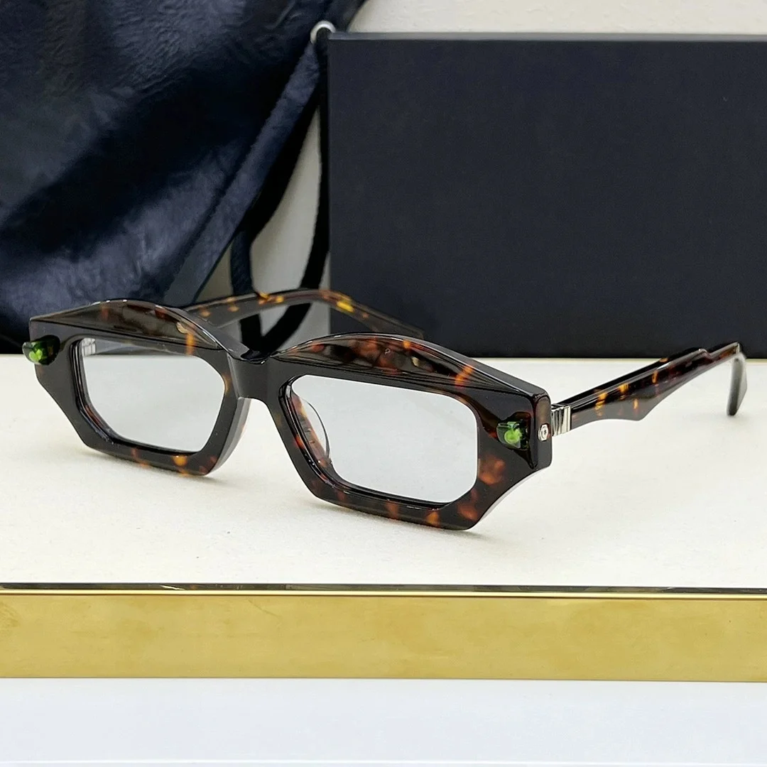 Belight óptico máscara q6 forma polígono vintage retro acetato masculino feminino legal moda na moda óculos de sol com caso