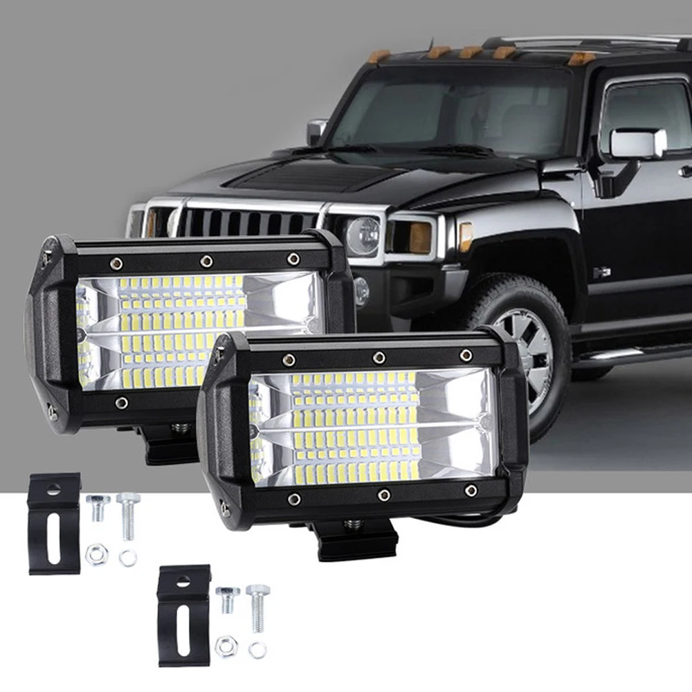 5in Car LED Work Light Bar Driving Lamp for Offroad Boat Tractor Truck 4x4 SUV Fog Light 12V 24V Headlight for ATV Led Bar