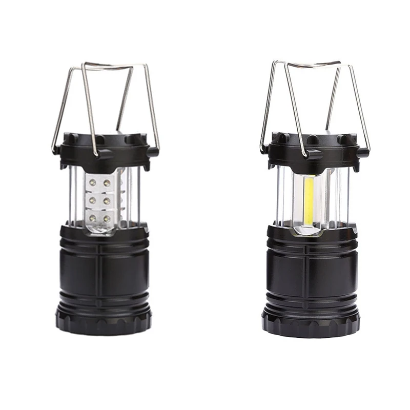 GTBL 4PCS Mini COB Tent Lamp LED Portable Lantern Telescopictorch Camping Lamp Waterproof Emergency Light Powered