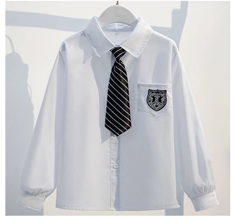 Kinder JK-Anzug Mädchen College-Stil Mode Japanische Schuluniform JK-Anzug Matrosenmädchen Blazer Kleidungsset Jacke Rock Bluse – Detail 8