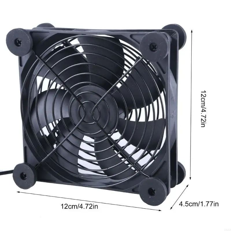 583D Double 120mm 5V USB Powered Fan