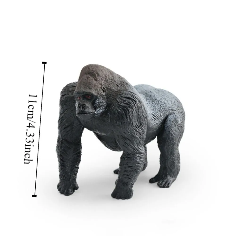 PVC Simulierte Solide Tier Modell Handgemachte Realistische Simulation Gorilla Tier Spielzeug Tiere Figur Statue Schimpanse Action Figur