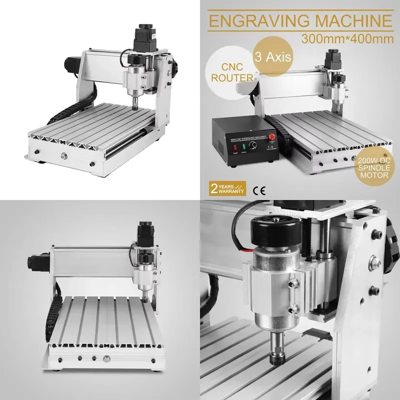 China 3040T 3 Axis CNC Router Machine 300mmX 400mm Cnc Milling Machine CNC Machine