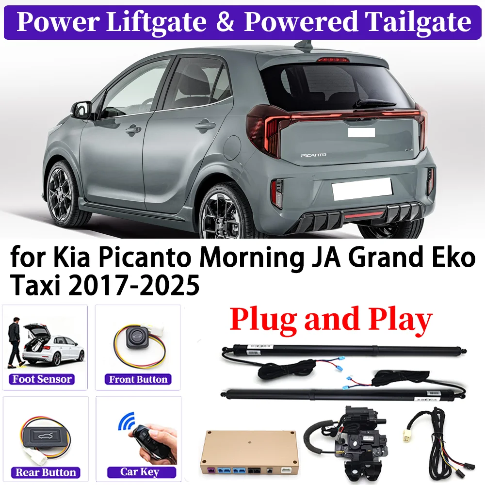 for Kia Picanto Morning JA Grand Eko Taxi 2017-2025 OEM Upgrade Car Automatic Power Liftgate Kit Smart Auto Electric Tailgate