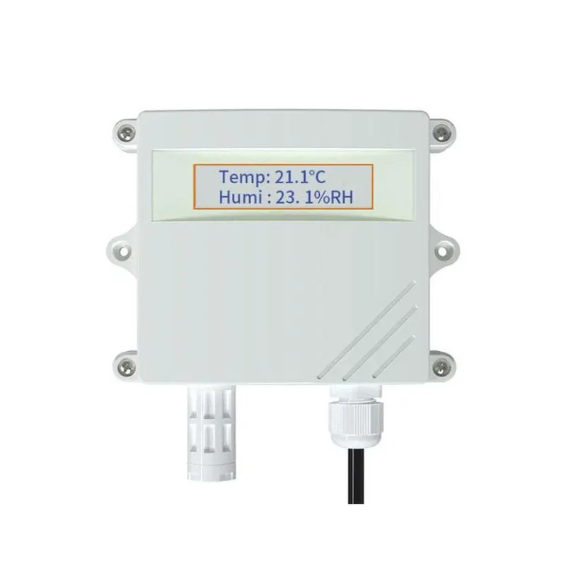 Temperature and humidity sensor industrial 485 high precision agricultural pharmacy greenhouse machine room transmitter