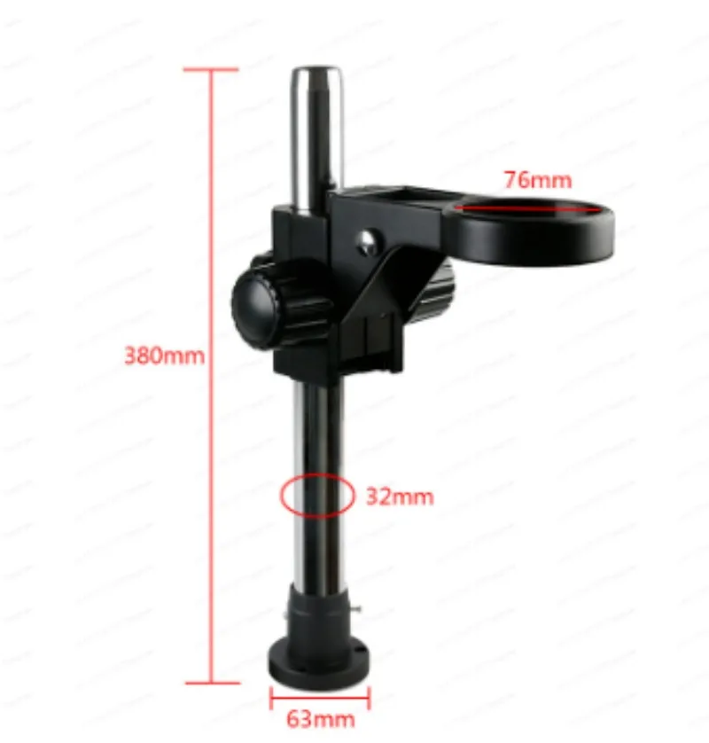 2026 hot sell -76Mm focusing bracket 32mm column camera stereo microscope desktop fixing bracket