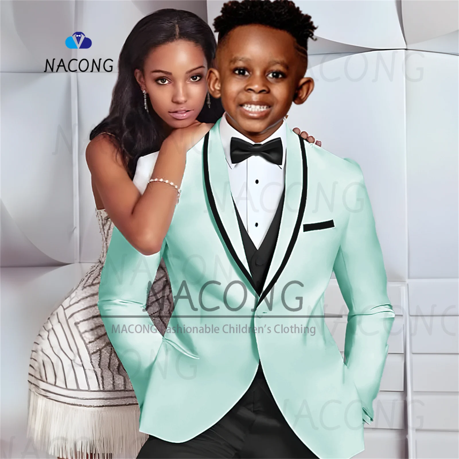 Boys Suits Slim Fit Wedding Celebration 2-16 Years Old tuxedo 2-Piece Suit