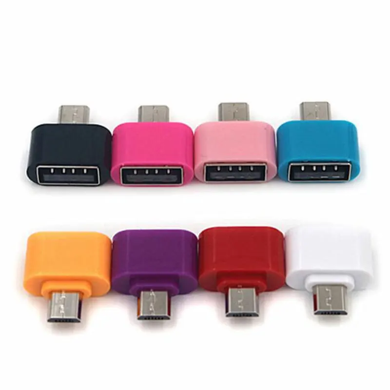 

200 Pcs Micro USB To USB Converter For Tablet PC Android Usb 2.0 Mini OTG Cable USB OTG Adapter type c Female Converter Adapter