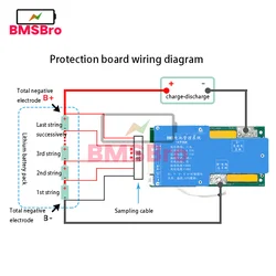 BMS 14S 80A 60A 50A 48V 52V akumulator litowo-18650 Balancer zabezpieczenie przed zwarciem kontroli temperatury do E-bike