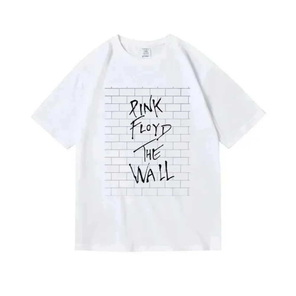 Pink Floyd The Dark Side of The Moon Album Cover Vintage T-Shirt Unisex Hip-Hop Style Women Men's T-shirts Streetwear Fashion