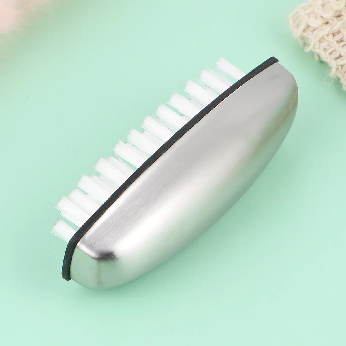 

Nail Cleaning Brush Stainless Steel Soap Brush Deodorizing Bar Kitchen Odor Remover For Garlic Fish Onions Smelly Foods Gadget
