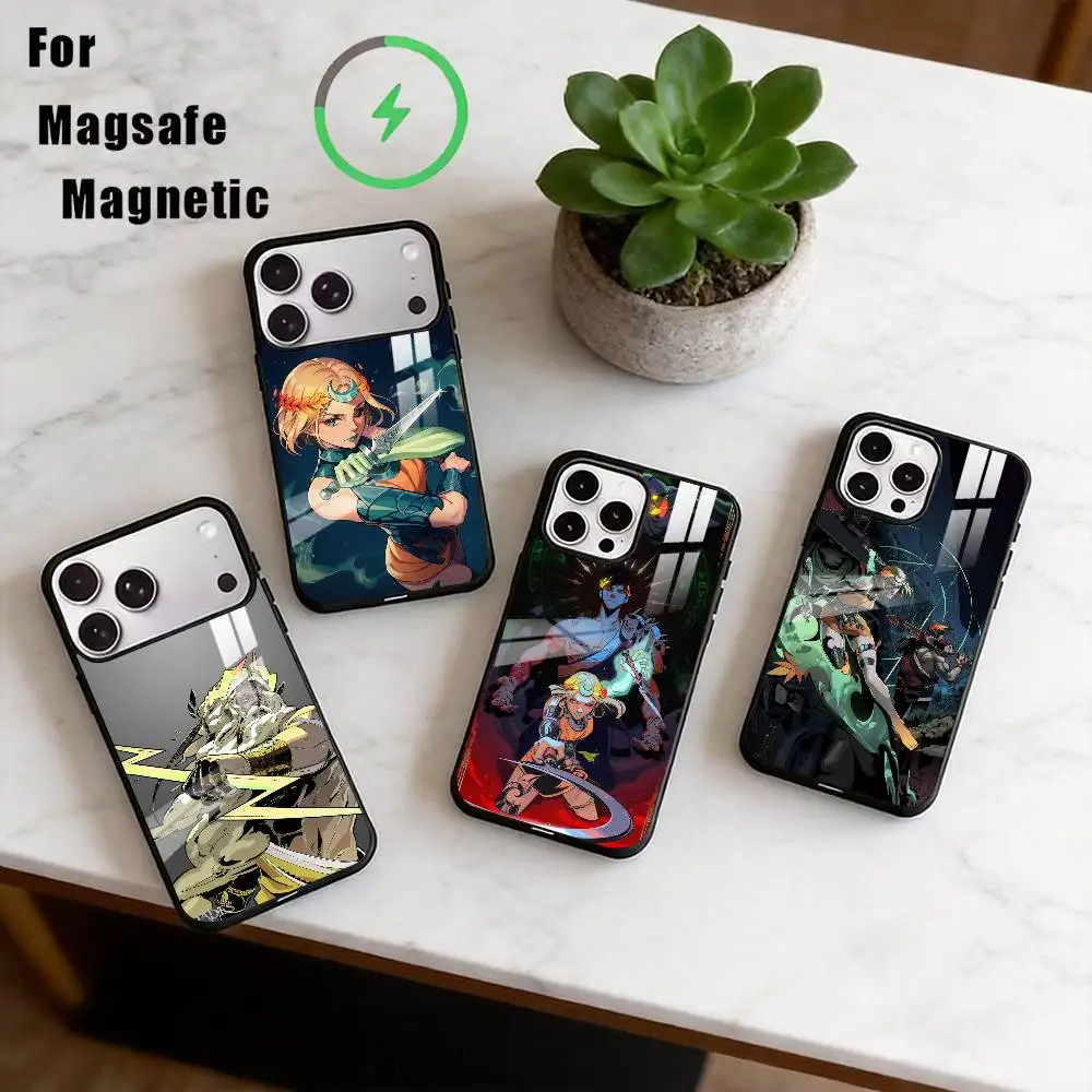 

H-Hades Game Phone Case For iPhone17,16,15,14,13,12,11 Plus,Pro Magnetic with Magsafe Wireless Charging