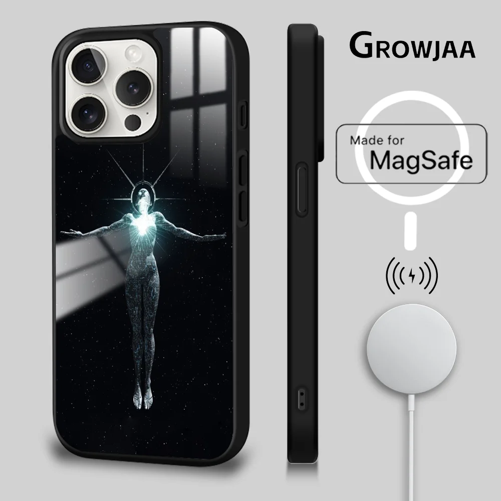 DJ A-Afterlife Anyma Phone Case For iPhone 16 15 14 13 12 11 Pro Max Plus Mini Magsafe Mirror Wireless Magnetic Cover