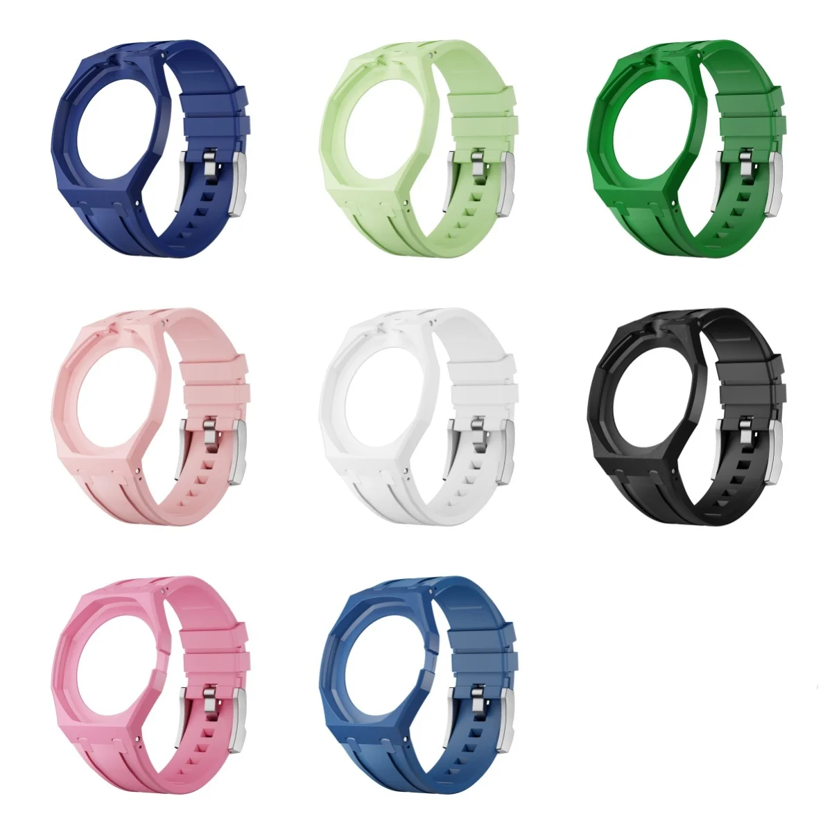 PC Case Rubber Strap for Swatch X AP Royal Pop Band Pocket Watch Wristwatch Modification Kit Integrated Luxury Accessories view 6