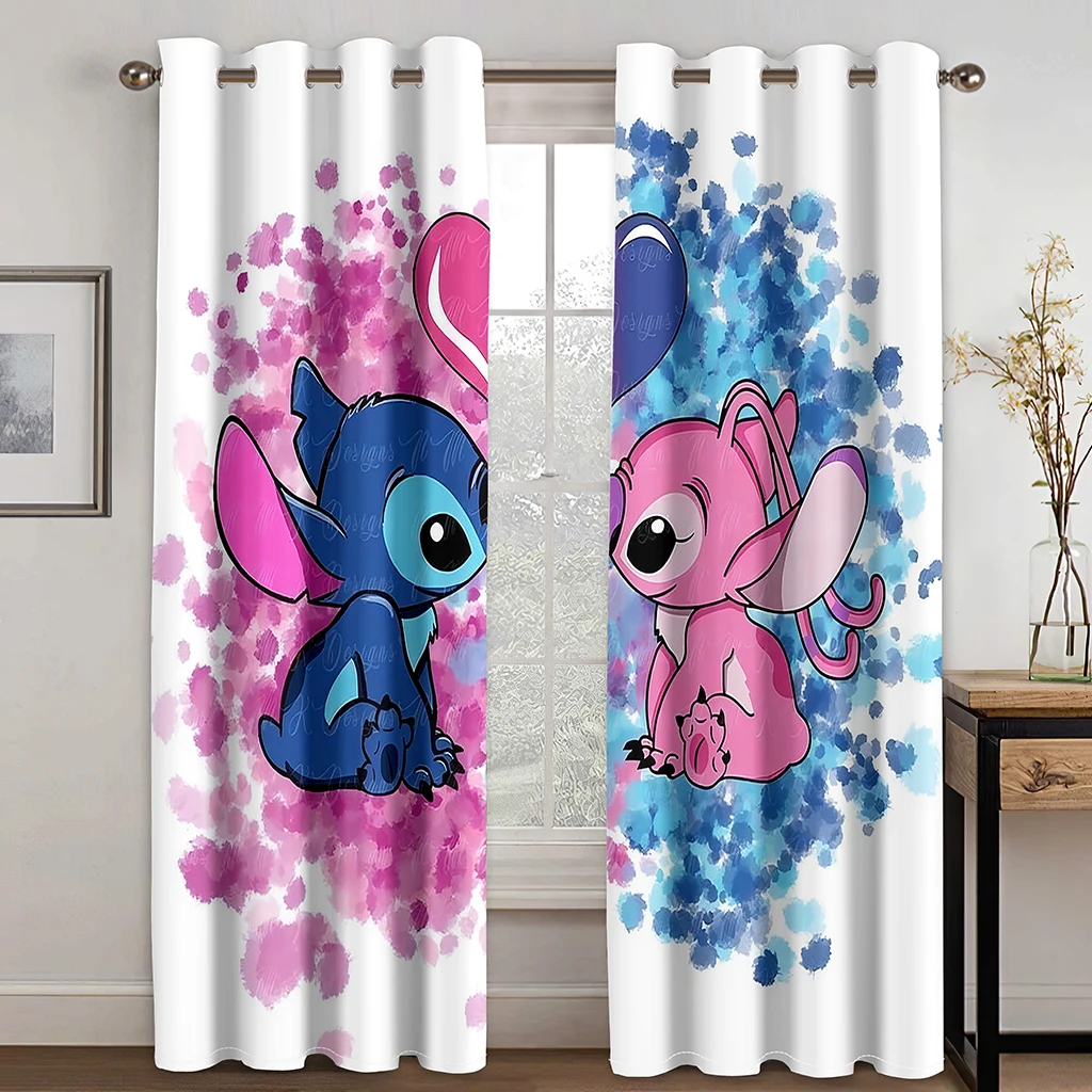 Cheap Kids Cartoon Anime 3D Children\'s Free Shipping 2 Pieces Thin Window Drape Curtain for Boy Girl Living Room Bedroom Decor