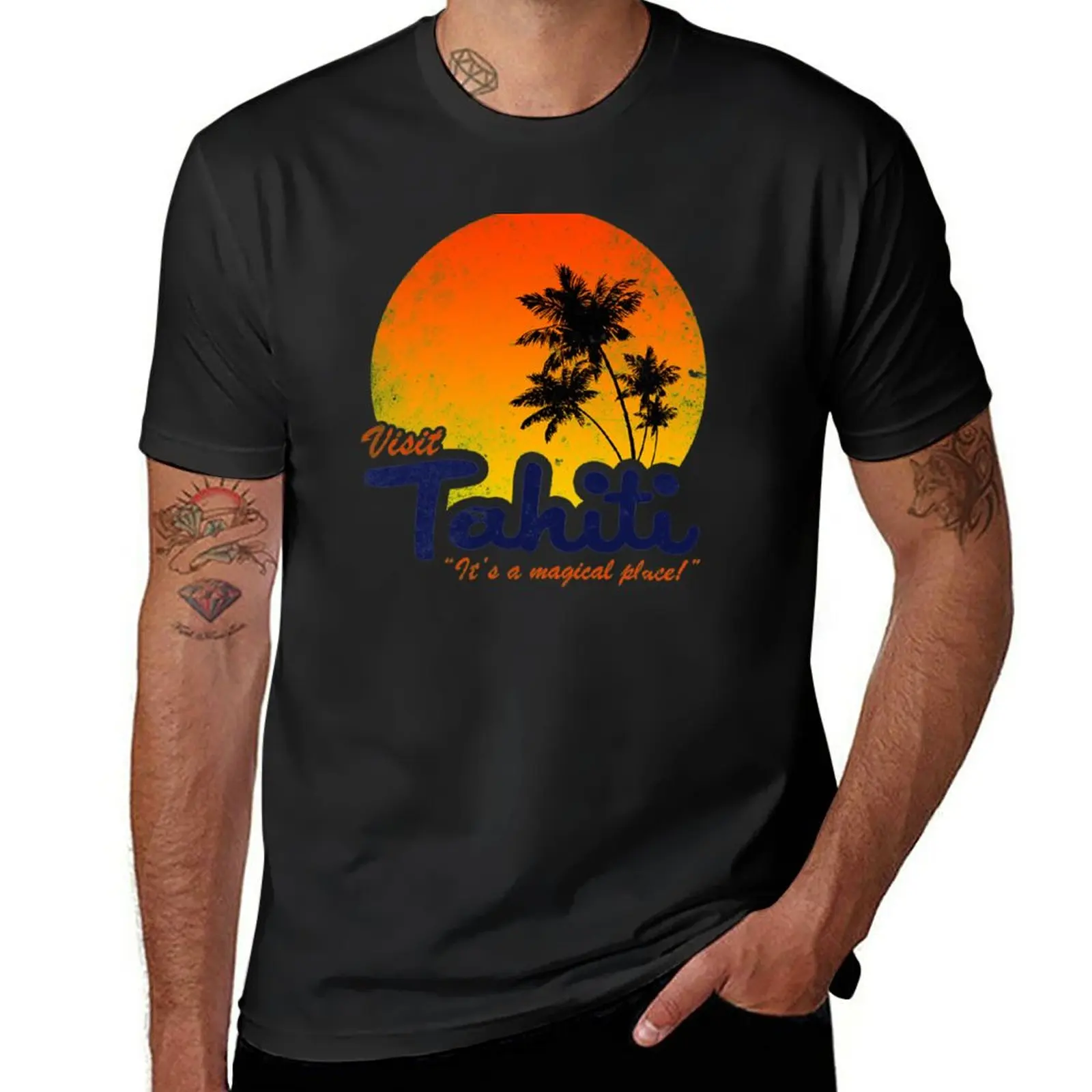 New Visi t Tah iti T-Shirt new edition t shirt graphic t shirts men clothings