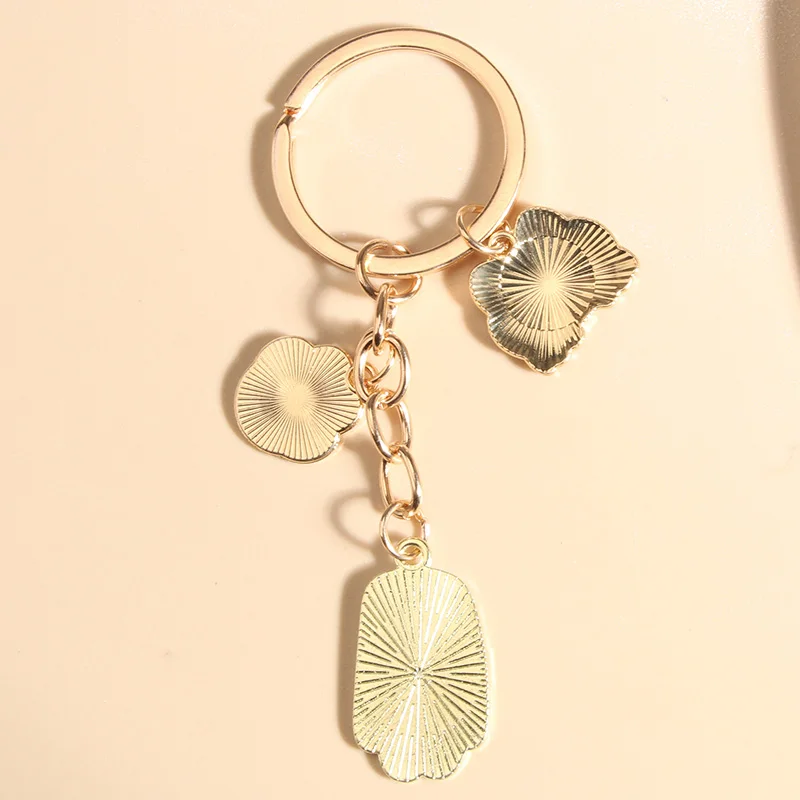 Cute Enamel Cat Keychains Cartoon  Dog Paw Key Rings For Women Girls Handbag DIY Jewelry Accessories