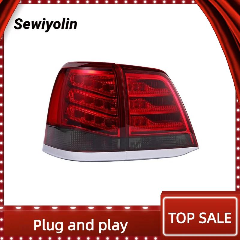 

For Toyota LAND CRUISER 2008-2016 Car Accessories Animation LED Trailer Lights Tail Lamp Rear DRL Signal Plug And Play