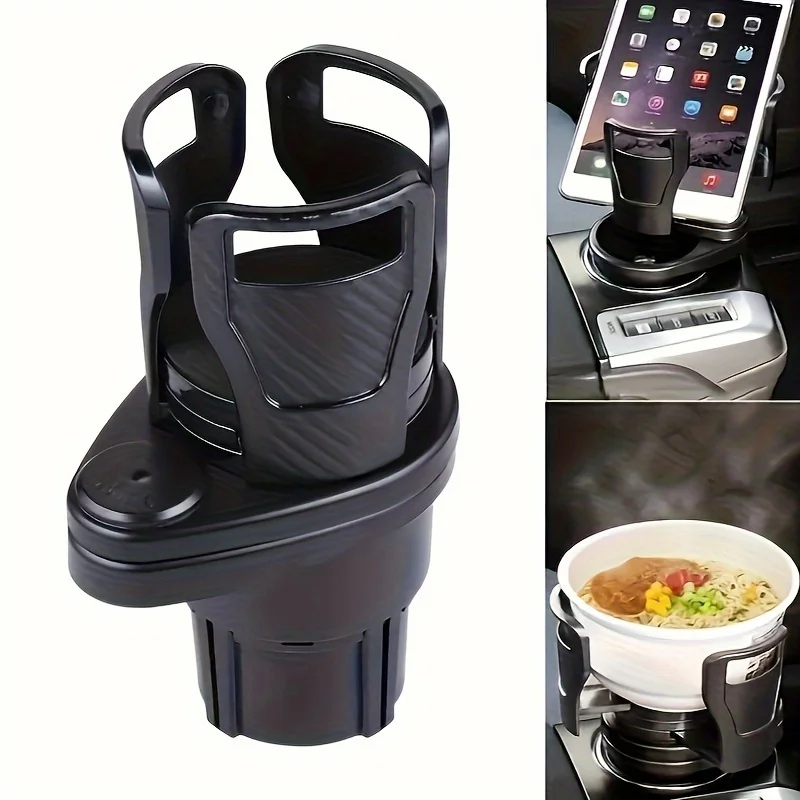 Car Cup Holder Expander for Car Adapter Adjustable Multifunctional Dual Cup Holder with Phone Holder Aromatherapy Organizer