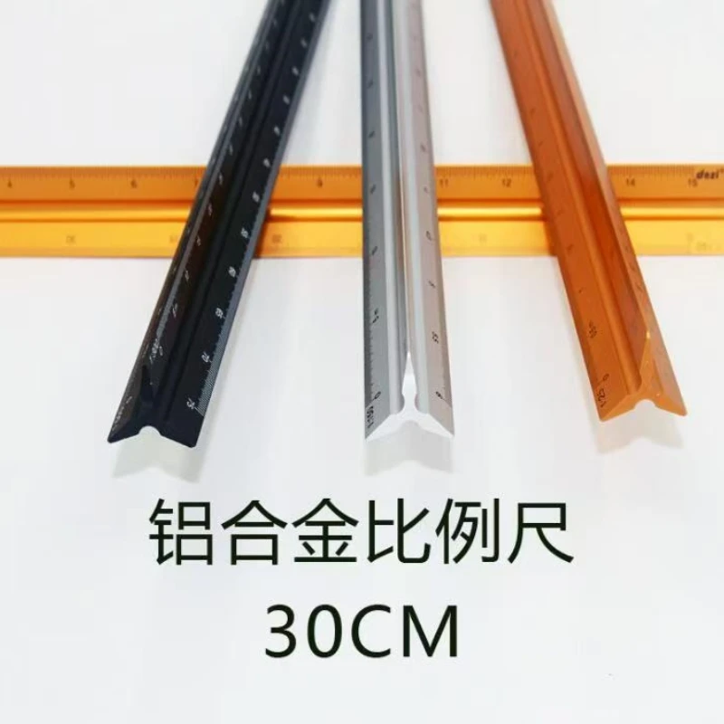 Architectural and engineer specific drawing rulers, laser etching rulers, 30cm metric and imperial conversion table rulers