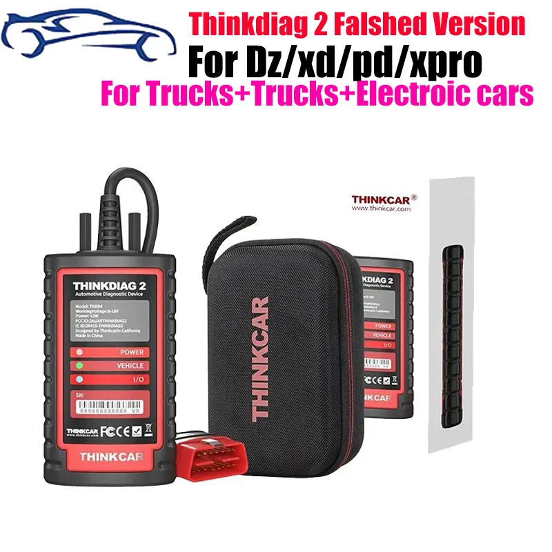 

THINKCAR Thinkdiag 2 Support Diagzone XDiag Prodiag XPRO5 Software Support CAN FD Protocol All System Diagnostic PK DBScar 7 VII