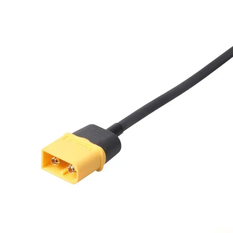 B03F USB Power Adapter Cable with XT60H Wire and 5.5 X 2.5Mm Input, Coiled Charging Cord for Battery Charging and Solar Setups