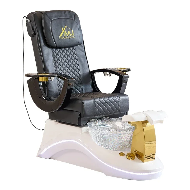 Silla de manicura reclinable eléctrica moderna para el cuidado de los pies, trono, silla de pedicura