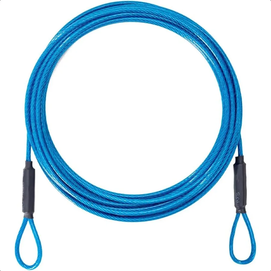 

3, м, 1 8 дюймов, защитный кабель из нержавеющей стали для путешествий на открытом воздухе, 20 футов, безопасный провод Lage Lock, гибкий стальной трос с двойной петлей, безопасность