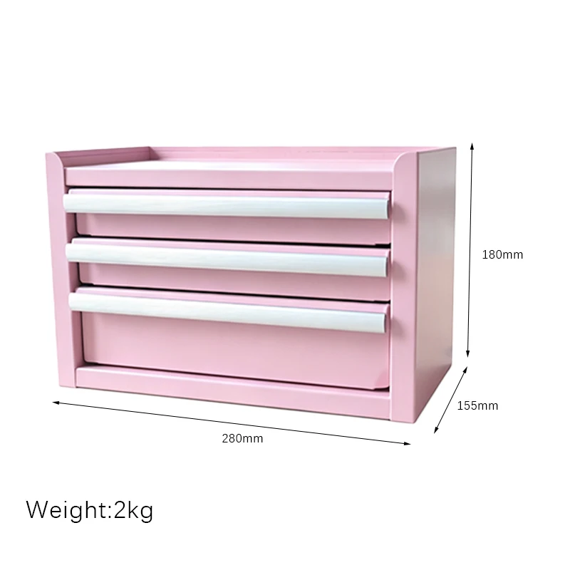 a for5 Drawer Tool Cabinet Chest Lockable Storage Box 10kg Capacity 280x320x155mm