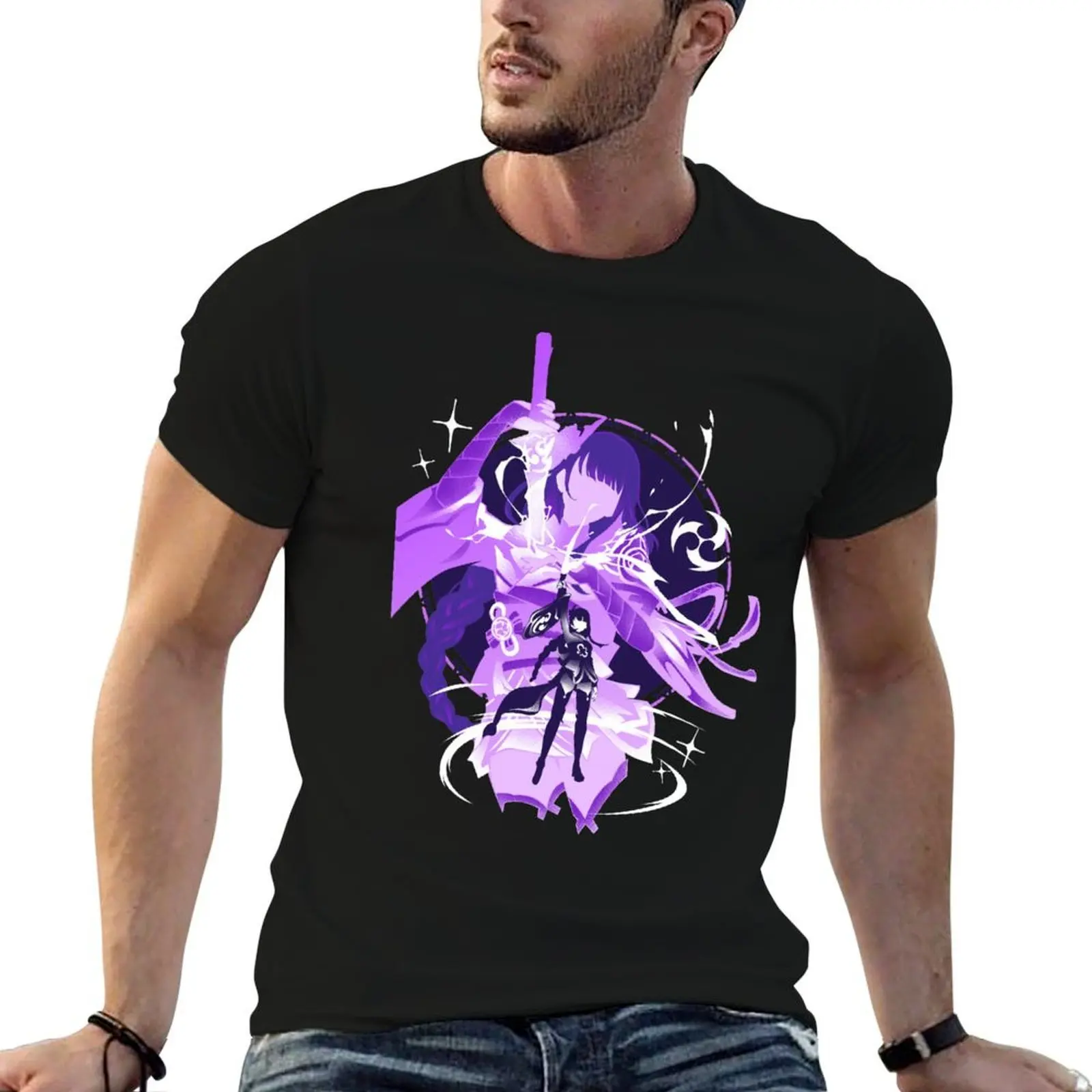 Electro Raiden Shogun T-Shirt korean fashion vintage clothes mens graphic t-shirts funny