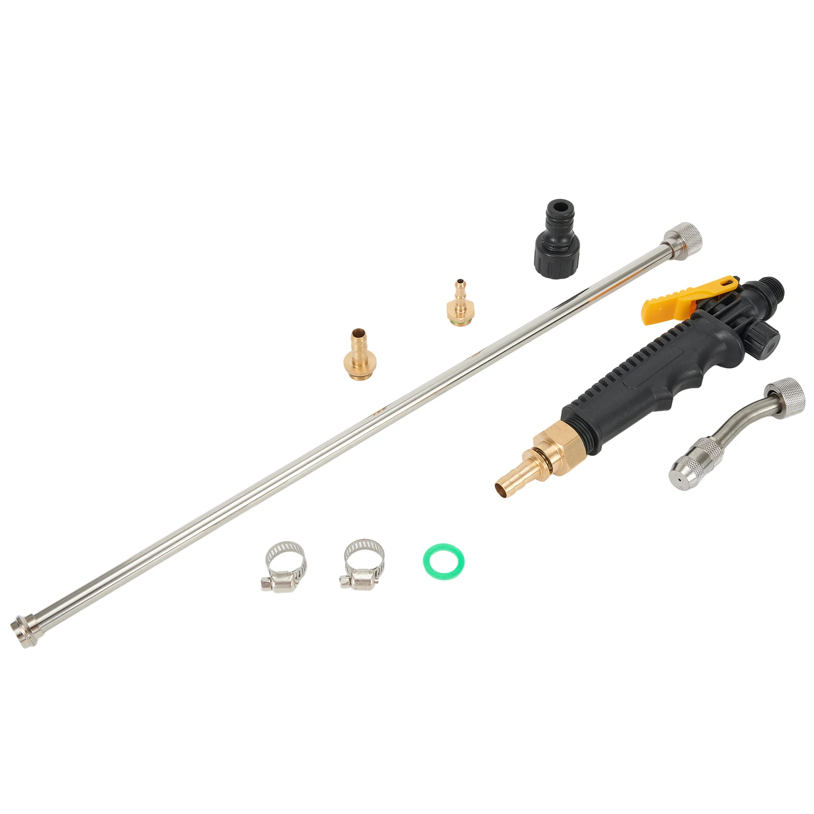 Copper Connector Upgrade Your Sprayer with a Stainless Steel Wand 1/4 & 3/8 Brass Barb Fittings Lockable Switch Handle