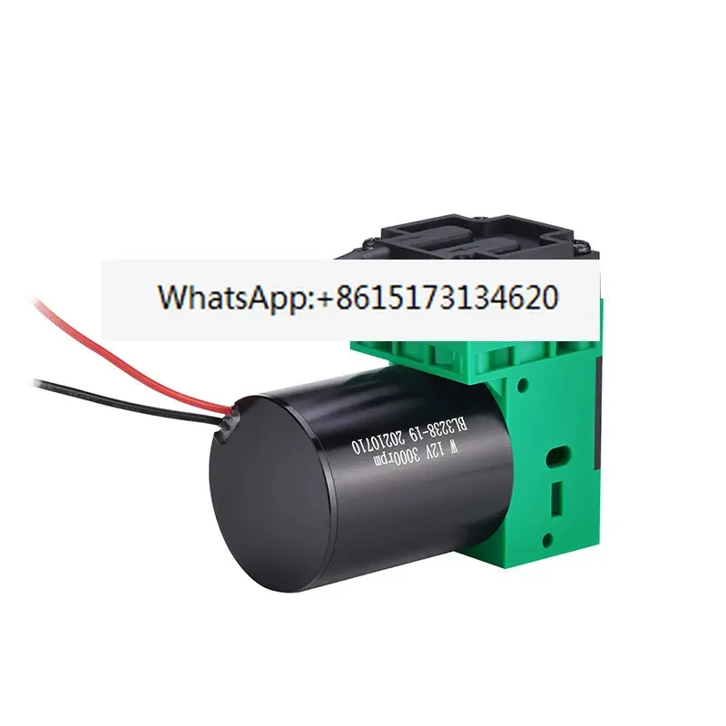 Micro vacuum pump 24V gas analysis sampling brushless diaphragm pump negative pressure pump small air extraction electric