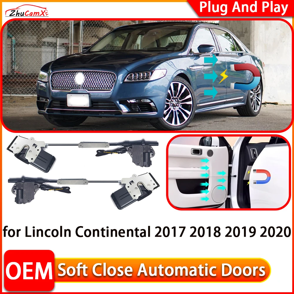 

for Lincoln Continental 2017 2018 2019 2020 Automatic Electric Soft Close Door Closer Power Closing Door Comfort Closing System