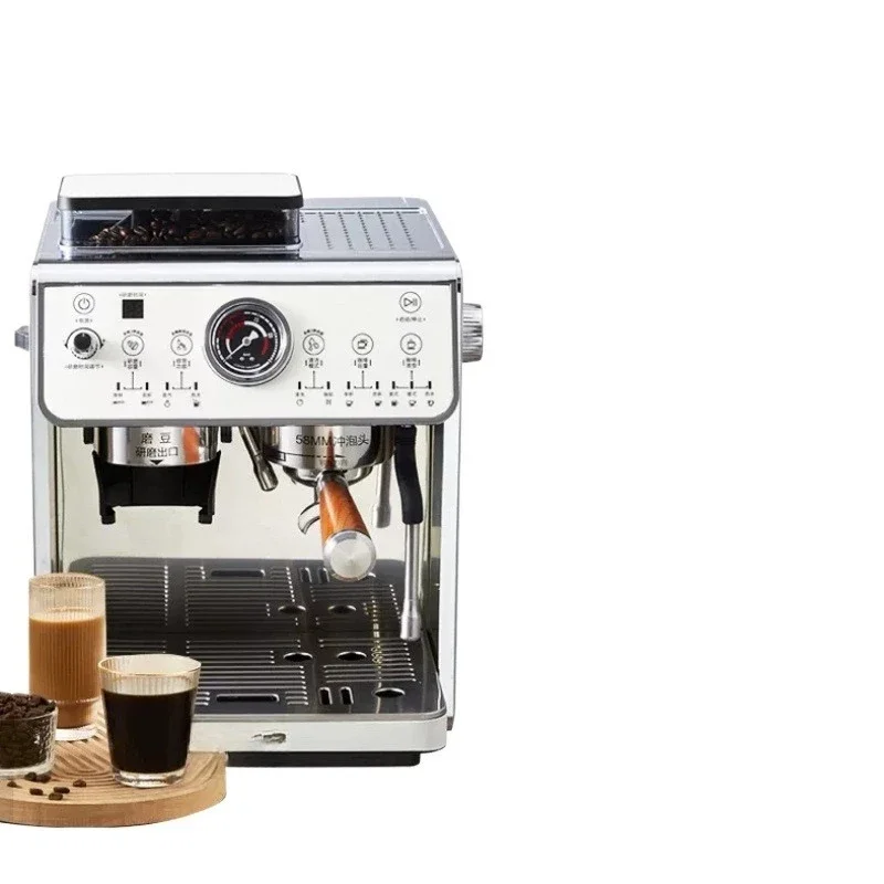 Coffee machine Italian American semi-automatic household small milk foam office with grinding integrated espresso machine