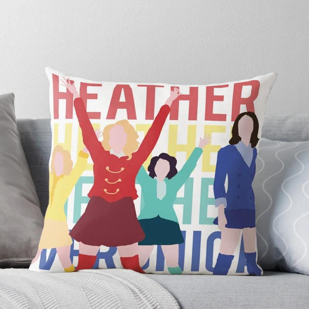

Heathers the Musical Throw Pillow Sofa Pillow Cover Cushions For Decorative Sofa Christmas Covers autumn decoration