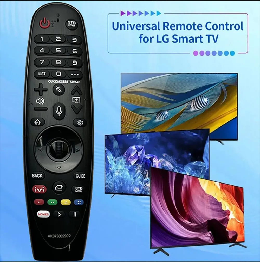 جهاز التحكم عن بعد السحري الصوتي للتلفزيون الذكي ، AKB75855502 ، MR20GA ، our L ، 4K ، NANO9 ، NANO8 ، ZX ، WX ، GX ، CX ، سلسلة BX مع ميزة مؤشر ipi #3
