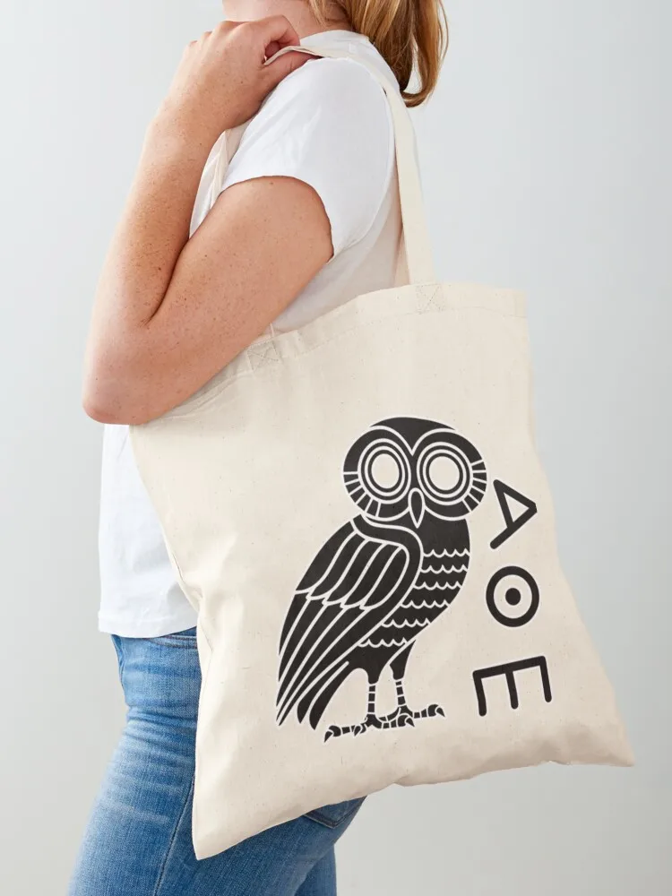 Athenian owl Classic Tote Bag cute tote bag Handbags canvas tote bag for beach