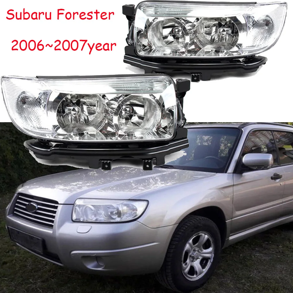 

1pcs car bumper headlamp Forester headlight 2006 2007y car accessories Forester fog light