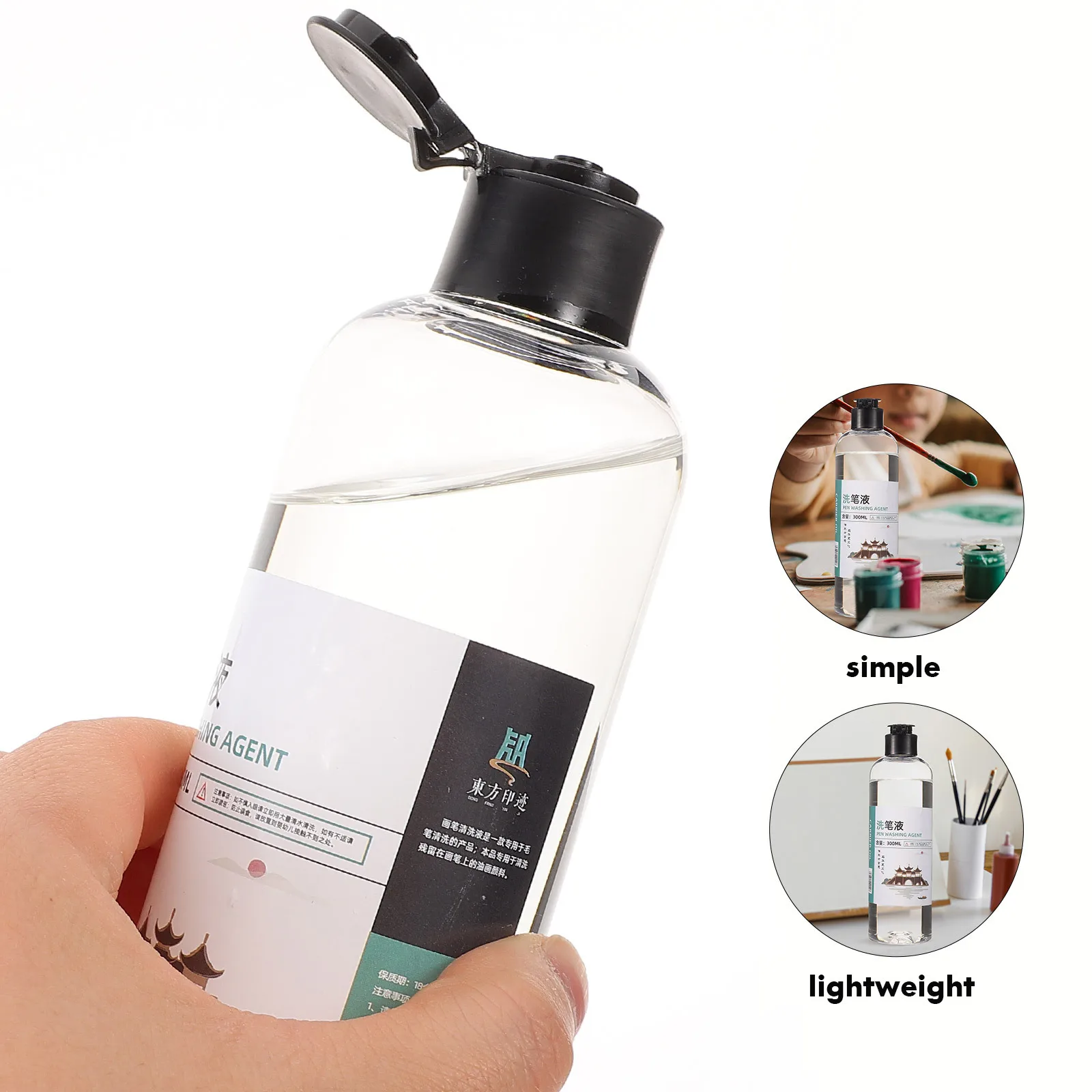 

Reliable Paint Brush Cleaner Practical Acrylic Oil Paint Brush Cleaning Liquid Efficient for Painting Supplies