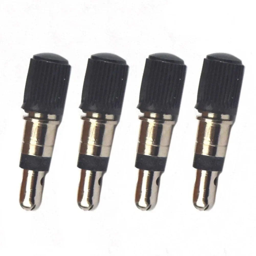4/6pcs Bicycle Valve Core Protable Duable Valves Insert Springless Flash Valve With Dust Cap For Alligator Bike Valve Parts
