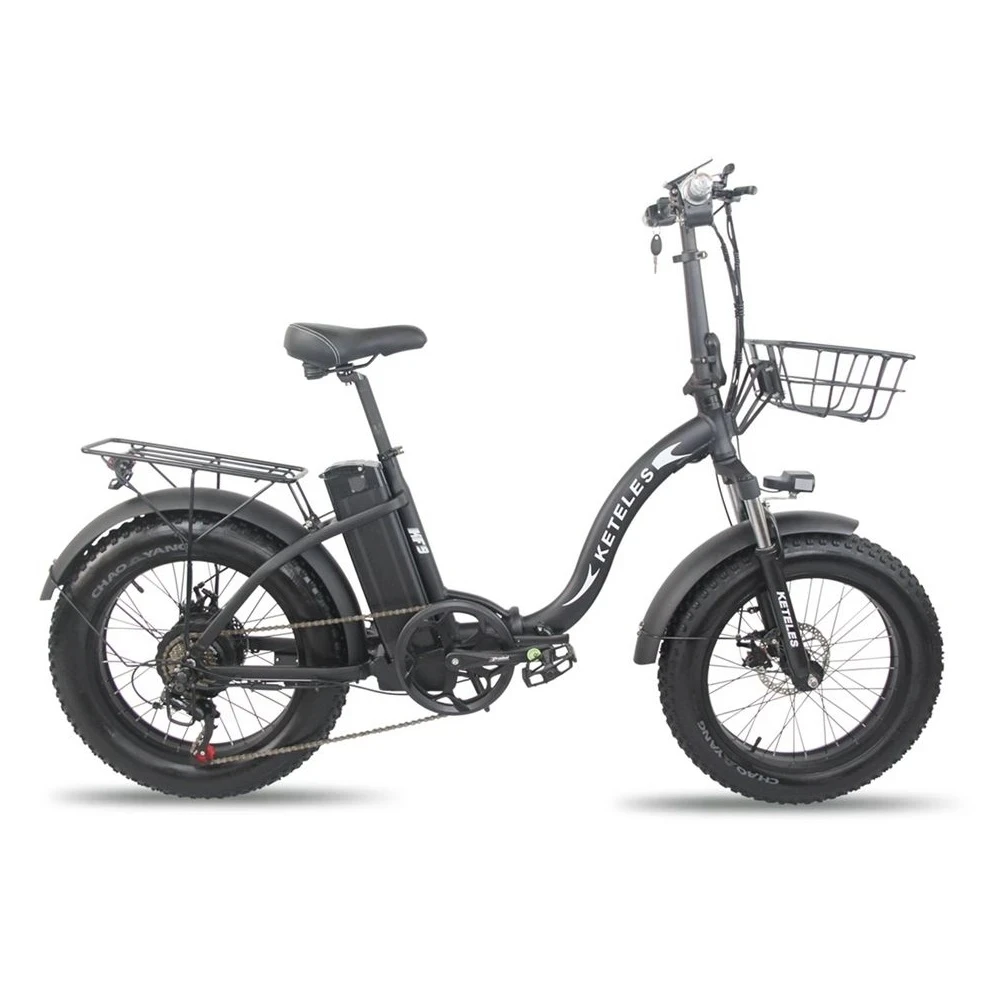 1000W Motor, Optional 18AH/35AH Battery, 20 Inch x4.0 Wide Tire Foldable Electric Bicycle, Adult Off-road Vehicle