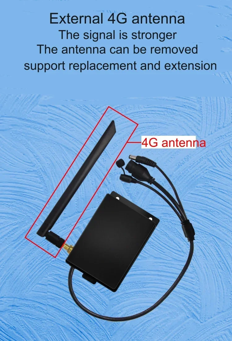 Enrutador Wifi 4G impermeable para exteriores, enrutador inalámbrico potente de 300Mbps, extensor de largo alcance, cobertura Wifi de 2,4 Ghz para cámara