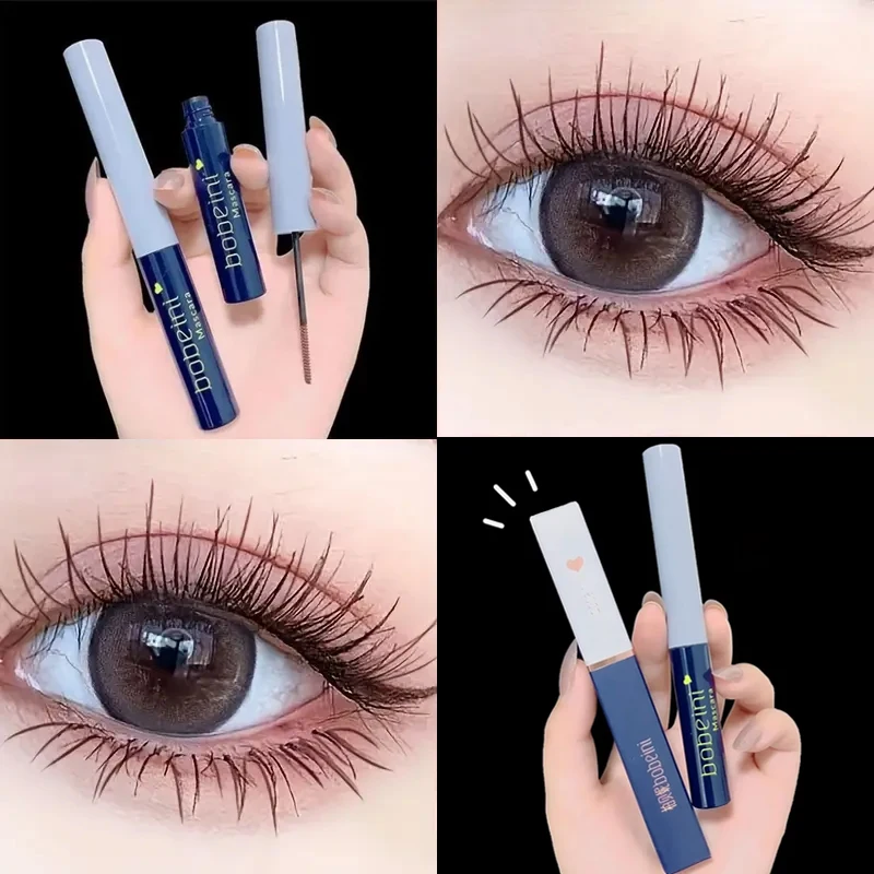 Máscara de pestañas voluminizadora 4D negra resistente al agua, ultralarga, duradera, a prueba de manchas, agrega longitud y profundidad para un encanto mejorado