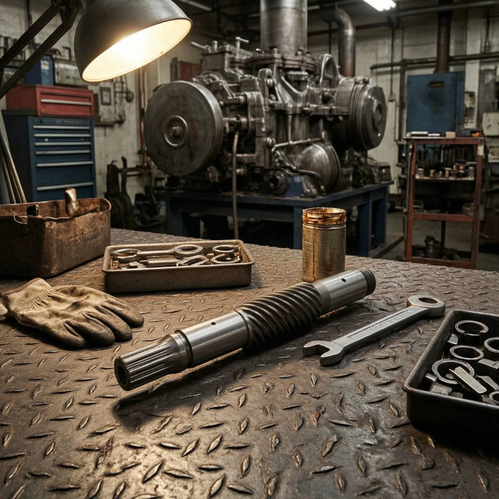 Propeller Shaft with Splined End Precision-Machined Metal Propeller Shaft Easy to Install Compact for Mechanics