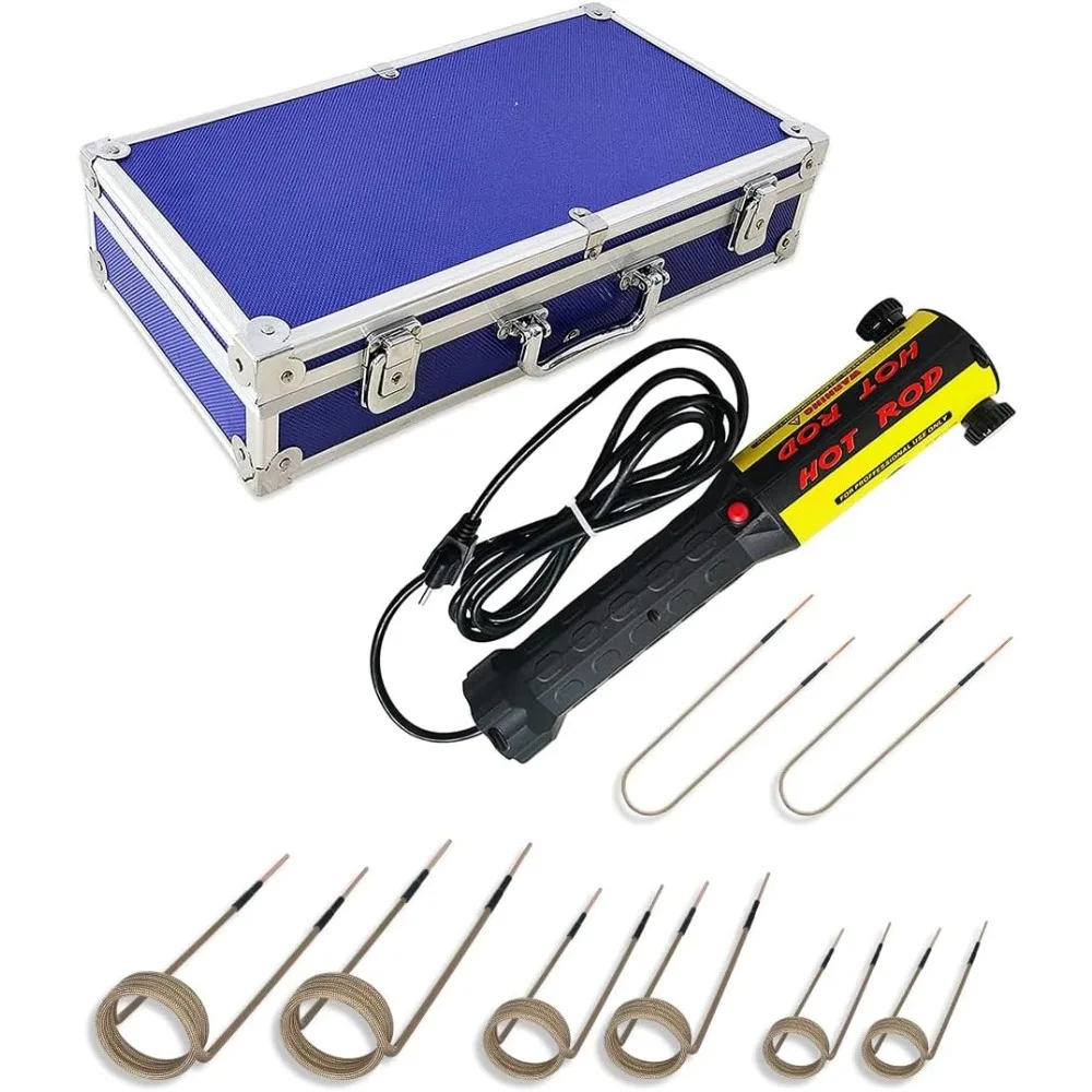 

Magnetic Induction Heater Kit 1000W 110V Hand Held Automotive Heat Tool For Rusty Screw Removing with 8 Coils and Box