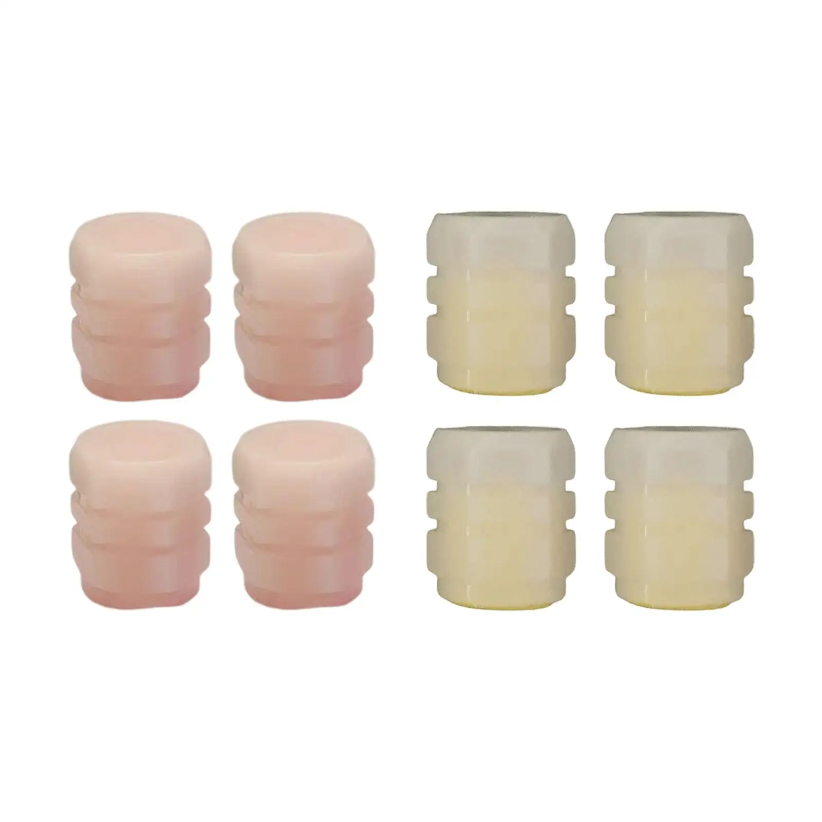 4Pcs Fluorescent Tire Valve Caps Car Tire Stem Caps for SUV Motorcycles