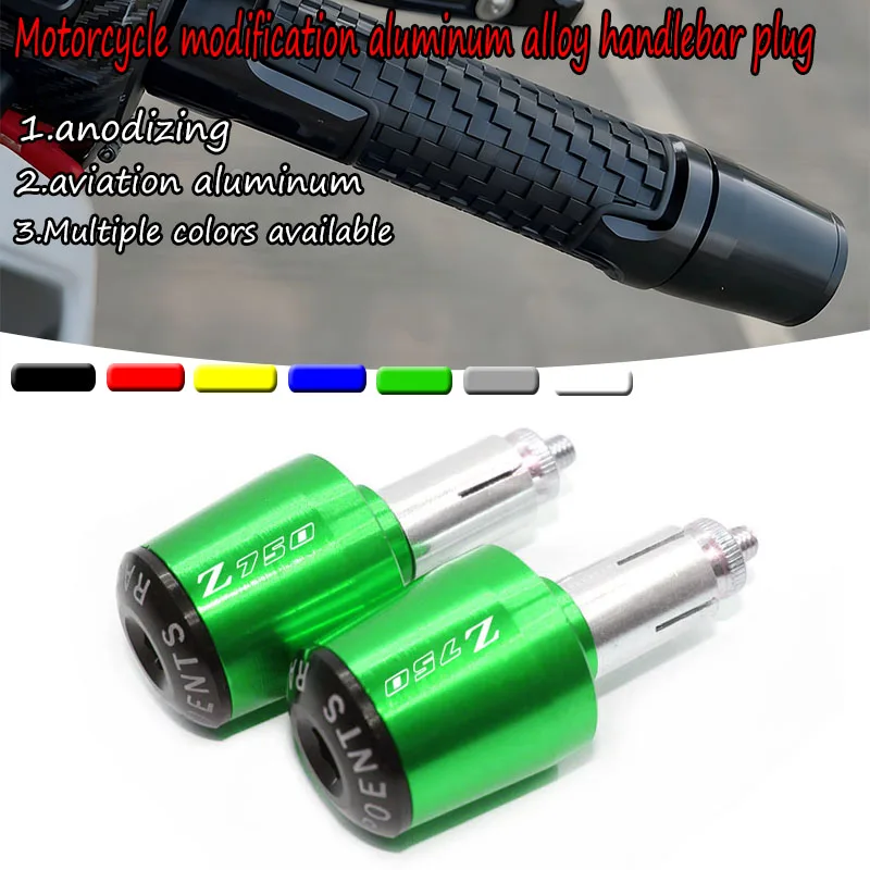 For KA@&WASAKI NINJA750 Z 750 NINJA Z750 R/S/L Z750R Z750L Z750S Handlebar Gear Balanced Plug Slider Handle Bar Cap End Plugs
